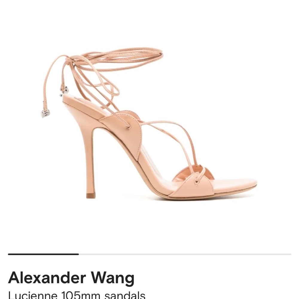 Alexander Wang Peach/Tan Heels